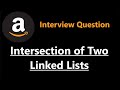 Intersection of Two Linked Lists - Leetcode 160 - Python