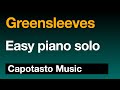 Greensleeves - Piano sheet music easy | Capotasto Music