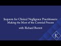 Inquests for Clinical Negligence Practitioners: Making the Most of the Coronial Process