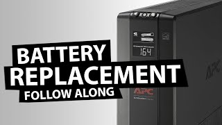 APC Back-UPS Pro 1500VA Battery Replacement Follow Along