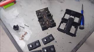 BMW E34: Window Switch Cleaning / Teardown DIY