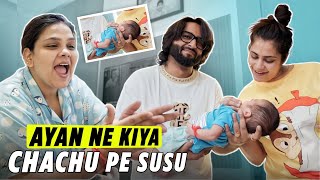 Ayan Ne Kiya Chachu Pe Susu || Chiku Malik Vlogs