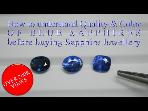 How to understand Quality & Color of Blue sapphires before buying Sapphire Jewellery How to understand Quality & Color of Blue sapphires before buying Sapphire Jewellery