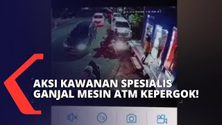 Aksi Kawanan Spesialis Ganjal Mesin ATM Kepergok! Pelaku Dipukuli Warga