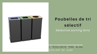 Poubelle de tri écologique - Montage sans outils – ALBA