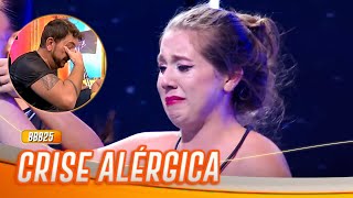 RAISSA TEM REAÇÃO ALÉRGICA DURANTE PRIMEIRA FESTA DO LÍDER! 😱 | BBB25