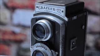 Câmera Fotográfica Antiga - Old photographic - Graflex 22 Model 400f ano 1952 - Vintage