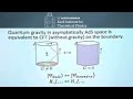 Spacetime and Gravity from Quantum Error Correction ▸ KITP Colloquium by Xi Dong