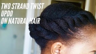 Quick Style On Old Stretched Natural Hair