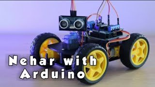 How To Make A DIY Arduino Obstacle Avoiding Car At Home    part 2,Nehar with arduino