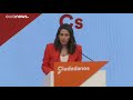 ciudadanos rechaza cualquier negociación con pedro sánchez