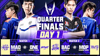 AWC 2021 | Quarter Finals | Day 1