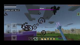 Beating the wither in Minecraft #funny #shorts #countryballs#hi #views_viral_video_subscribers_grow