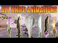 ALL KNIFE SKINS + ANIMATIONS *UPDATED* - VALORANT KNIFE SKINS