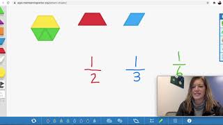 Unit Fractions - Intro with Pattern Shapes app