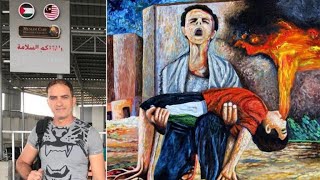 Gaza artist going to Ireland ends up trapped in Rafah by Israeli bombs | world news break