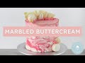 New Technique!! How To Make Marbled Buttercream | Georgia's Cakes