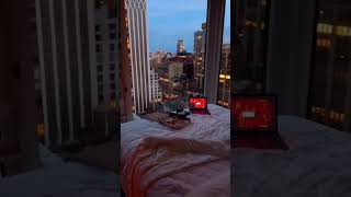 NEW YORK CITY, HOTEL ROOM view 🌃💯