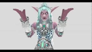 Young Tyrande Whisperwind Priestess Outfit (Old model) [By Vaanel]