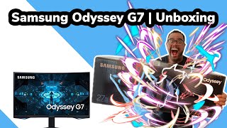 Samsung Odyssey G7 Gaming Monitor | Unboxing and Setup