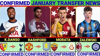 🚨LATEST CONFIRMED TRANSFERS NEWS AND RUMORS TRANSFERS 2025🔥 K.DANSO,RASHFORD, MORATA,ZALEWSKI🚨