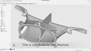 [공작기계/캐드캠:머신짱] OneCNC CAD/CAM 사용 5축 장비 알리미늄 부품 실가공 영상