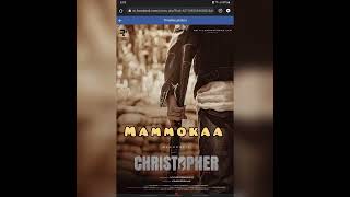 mammotty new movie poster || Christopher an unnikrishnan movie