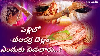 పెళ్లిలో జీలకర్ర బెల్లం ఎందుకు పెడతారు..? | importance of jeelakarra Bellam | Marriage rituals | Sri