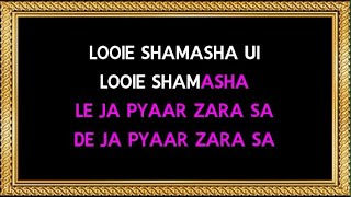 Looie Shama Sha - Karaoke - Kraanti - Nitin Mukesh & Lata Mangeshkar