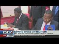 The National govt. officially takes over functions of the Nairobi county