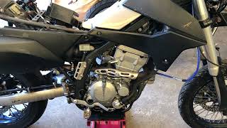 Dトラッカー　LX250V エンジン始動動画　A-PARTS カワサキ