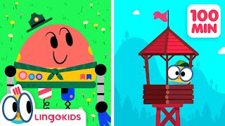 LINGOCAMP SONG 🏕️+ More Songs for Kids, Scouts and Rangers | Lingokids