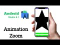 Tutorial Animation Zoom in Android Studio 4.1