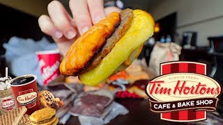 The Tim Horton's 30 Dollar Breakfast Challenge | Trip To Buffalo Pt.3