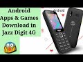 jazz digit 4G Android apps and games Download trick | android apps in jazz digit 4g