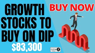 Top 5 Growth Stocks To BUY NOW During Stock Market Dip! High Growth Stocks To BUY Now!