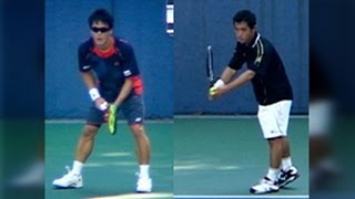 全日本テニス選手権87th ２回戦 松井俊英 VS 藤井信太