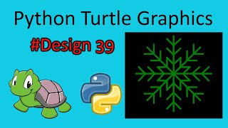 python turtle graphics tutorial || #design39 || Python graphics