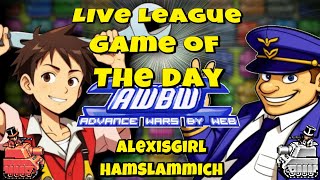 AWBW Live Game of the day - Ep. 101 - Alexisgirl vs HamSlammich