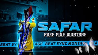 Safar Free Fire Montage || free fire song status || free fire status video || 1410 gaming