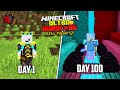 I Survived 100 Days In Ultra Hardcore Minecraft