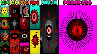 Phase 1 VS Phase 2 VS Phase 3-4 VS Phase 5 VS Phase 6 VS Phase 7-12-16 in Incredibox Sprunki Mix!!!