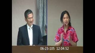 2016/06/23 Kolas客語質詢李永得  現場客委會職員驚訝拍手