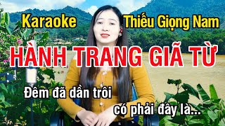 Hành Trang Giã Từ ✔ Karaoke Thiếu Giọng Nam ► Song Ca Với Ngọc Lan ❖ Thiết TV