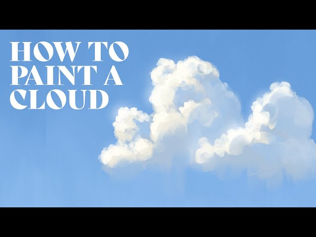 How To Draw Clouds Digital Painting