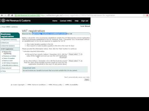 Register for VAT in the UK Register for VAT in the UK