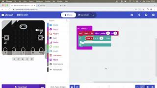 4 Rock paper scissors microbit Tutorial