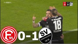 Fortuna Düsseldorf vs SV Sandhausen 0-1 Highlights | All Goals | 17 December 2021