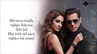 Zoom Zoom Lyrics - Radhe -Salman Khan & Disha Patani - Ash King| Sajid Wajid - Lulia Vantur
