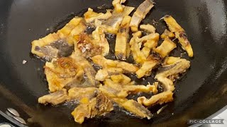 STIR-FRY SALTED FISH WITH TORCH GINGER FLOWER | IKAN MASIN DENGAN BUNGA KANTAN | SIMPLE RECIPE